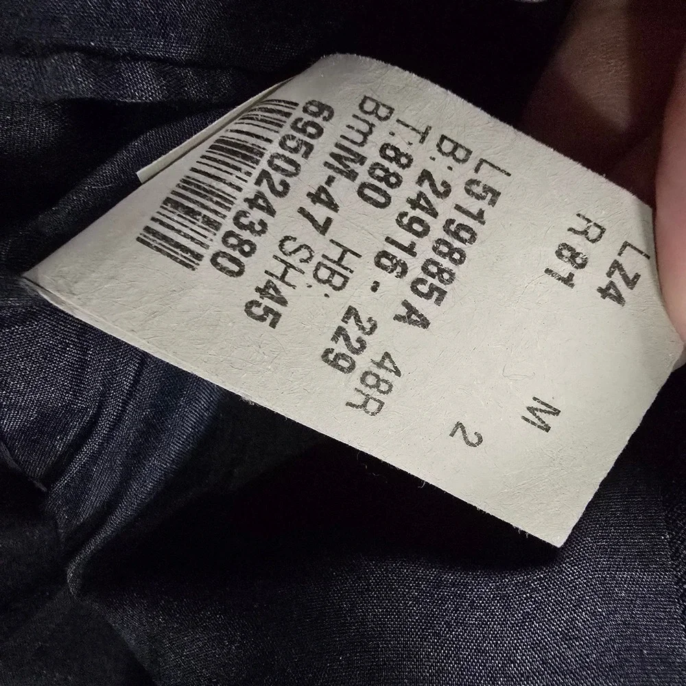 Lauren Ralph Lauren Mens 48R Navy Blue 2 Button Suit Pleated Pants Blazer